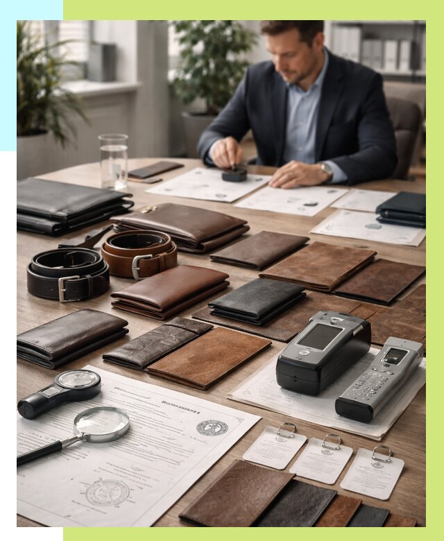 Сертификация кожаных изделий в Скопине от 12505 р. | Алешин-Скп