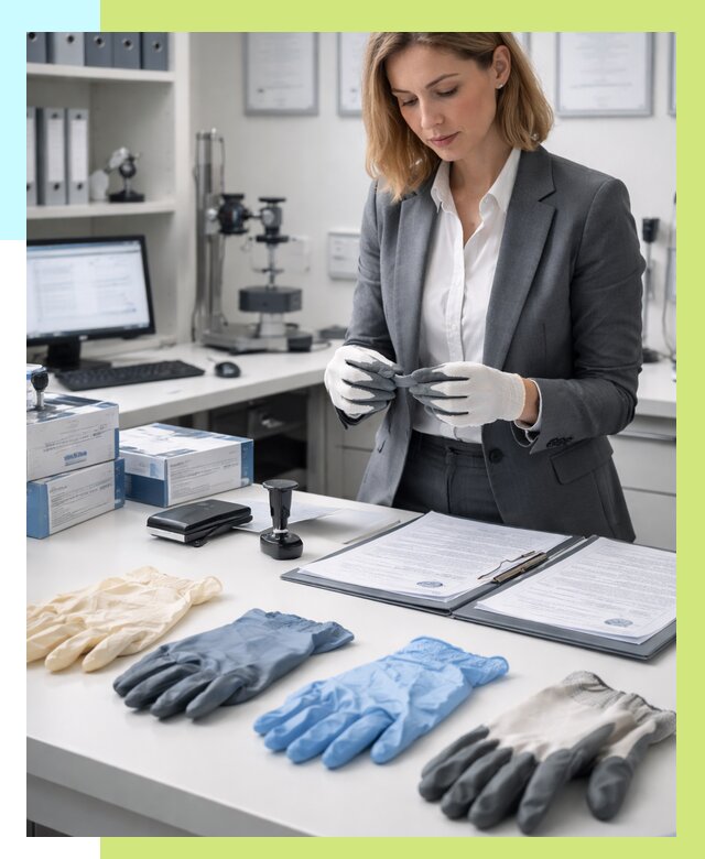 Сертификация перчаток в Скопине от 8858 р. | Алешин-Скп