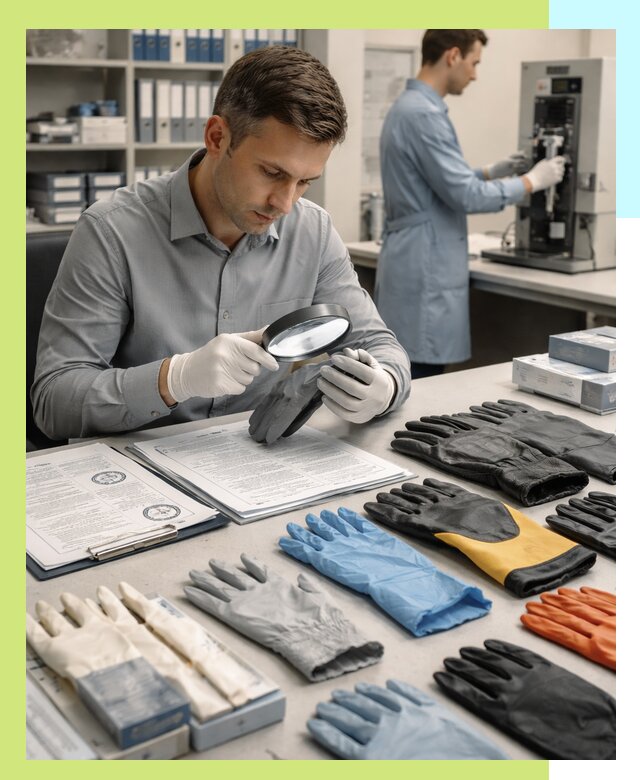 Сертификация перчаток и средств защиты продукции в Скопине