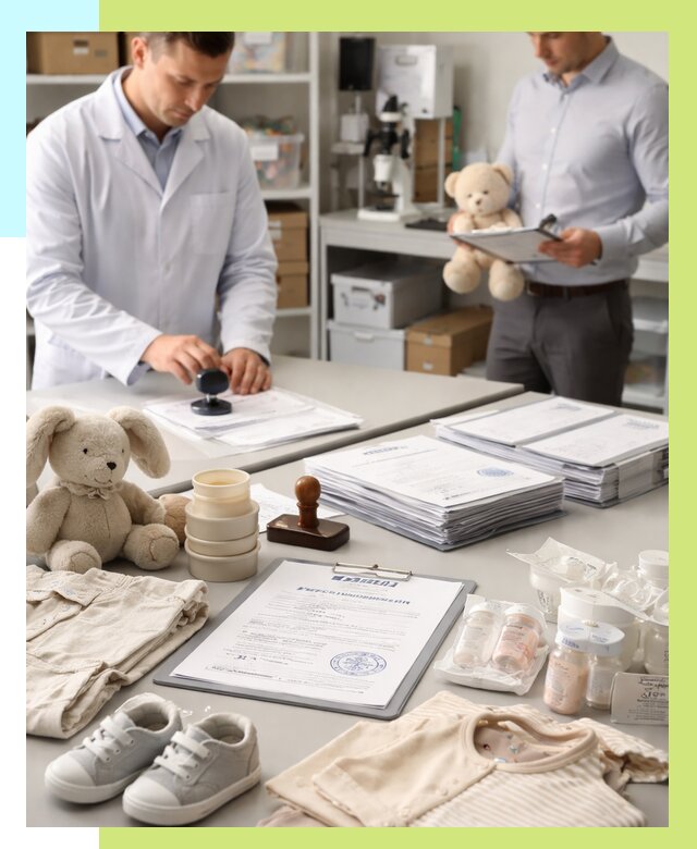 Сертификация детских товаров в Скопине от 15632 р. | Алешин-Скп