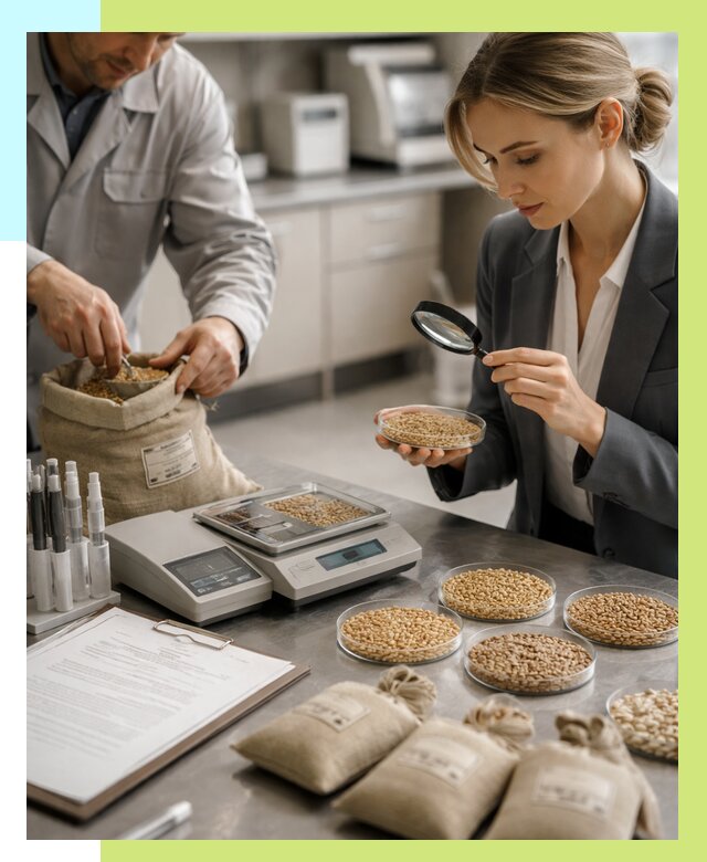 Сертификация зерна в Скопине по цене от 15632 р. | Алешин-Скп