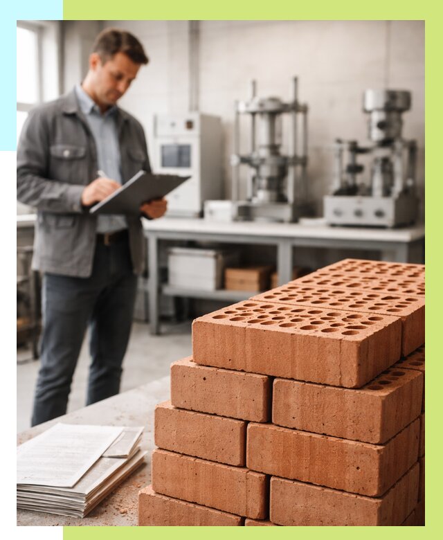 Сертификация кирпича в Скопине от 15632 р. | Алешин-Скп под ключ