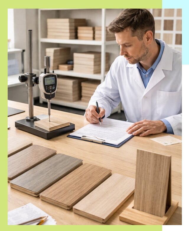 Сертификация ламината с испытаниями и оформлением документов в Скопине