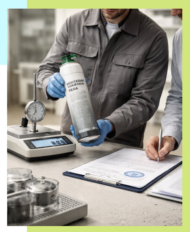 Сертификация монтажной пены в Скопине от 15632 р. | Алешин-Скп