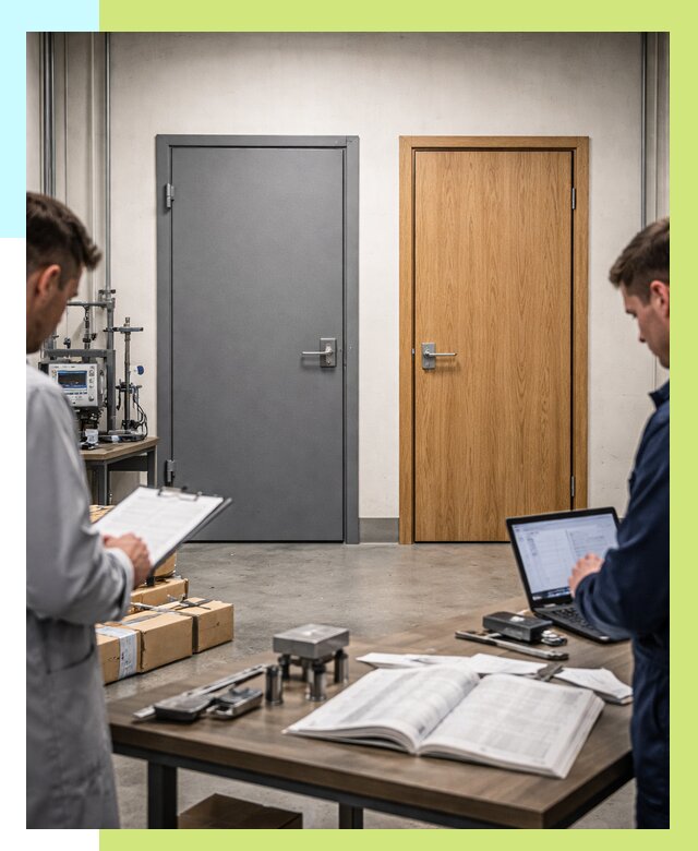 Сертификация дверей в Скопине от 8337 р. под ключ | Алешин-Скп