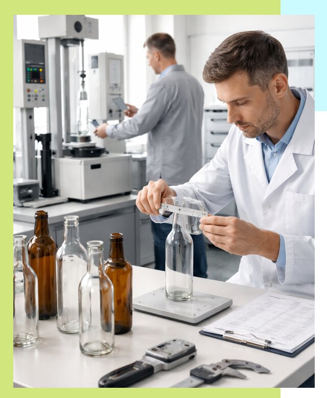 Сертификация стеклянных бутылок и сопутствующей упаковки в Скопине