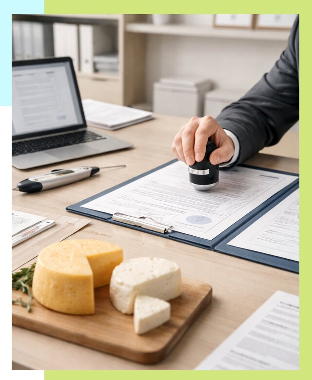 Сертификация сыров в Скопине от 15632 р | Сертификат на сыр Алешин-Скп