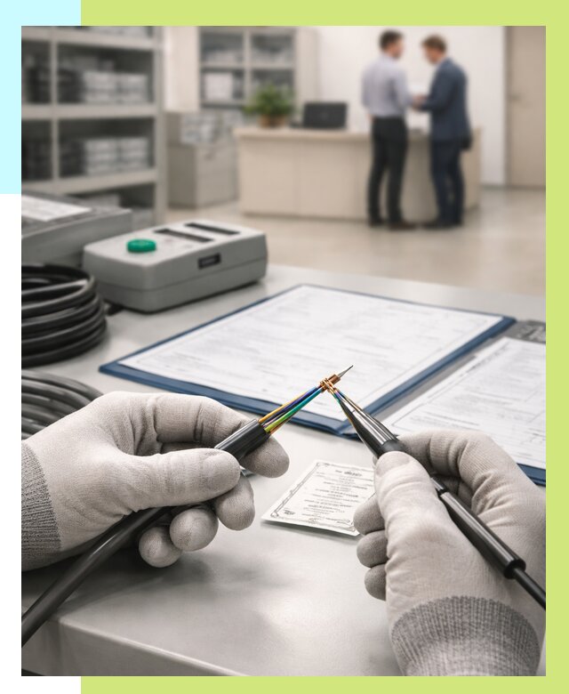 Сертификация провода в Скопине от 18758 р. в Алешин-Скп