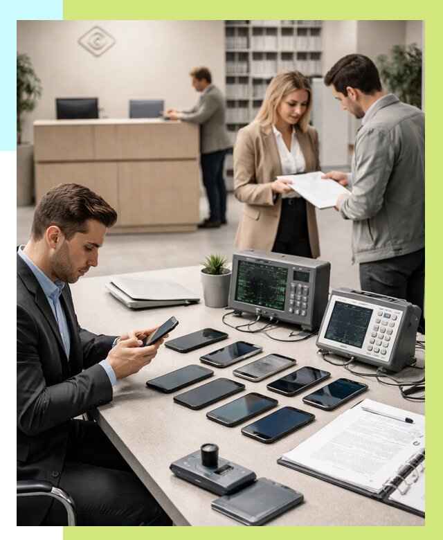 Сертификация телефонов в Скопине от 26053 р. под ключ | Алешин-Скп