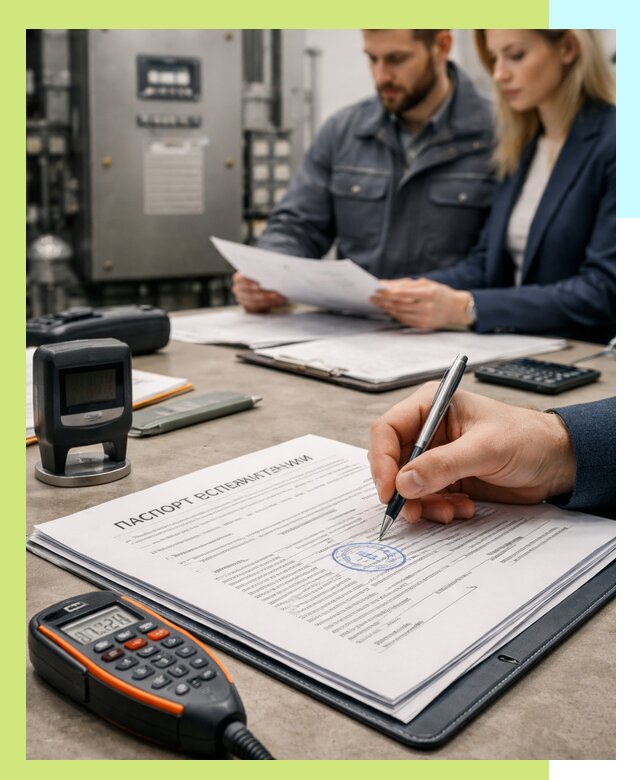 Оформление паспорта эксплуатации оборудования в Скопине