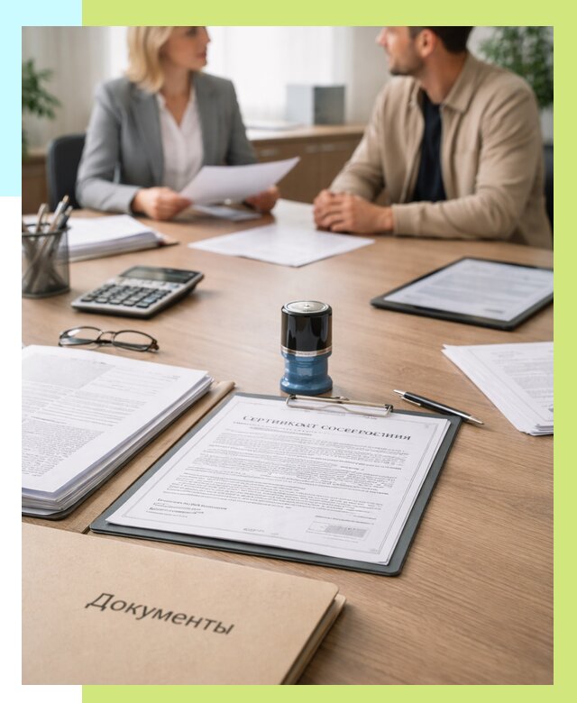 Сертификат соответствия на продукцию в Скопине от 15632 р.|Алешин-Скп