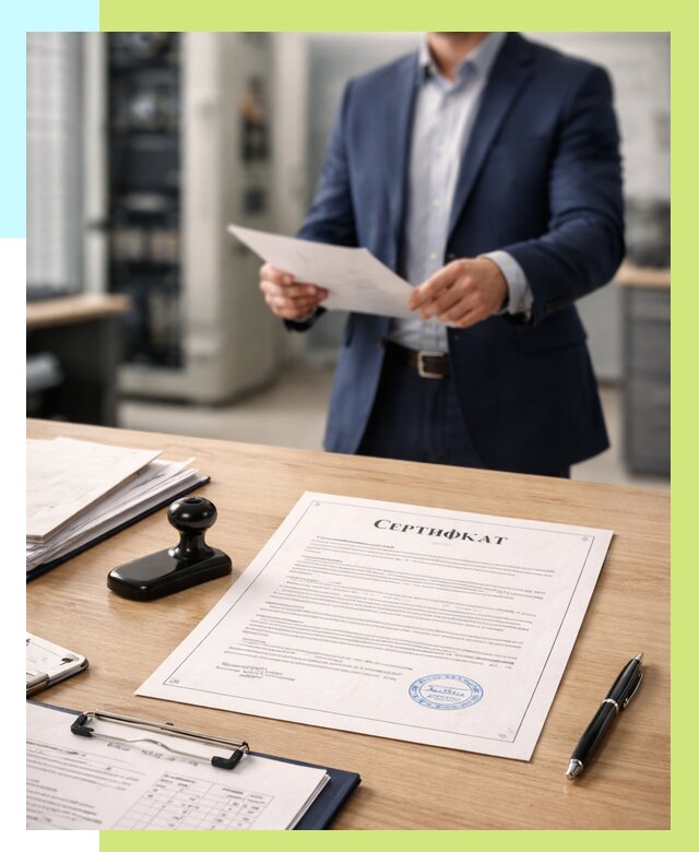 Сертификат на оборудование в Скопине от 15632 р. | Алешин-Скп