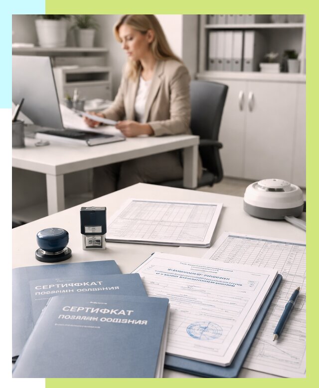 Сертификаты пожарной безопасности в Скопине от 15632 р. | Алешин-Скп