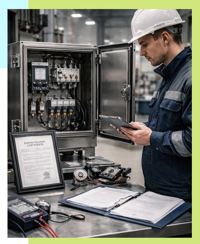 Сертификат взрывозащиты в Скопине от 46895 р. | Алешин-Скп