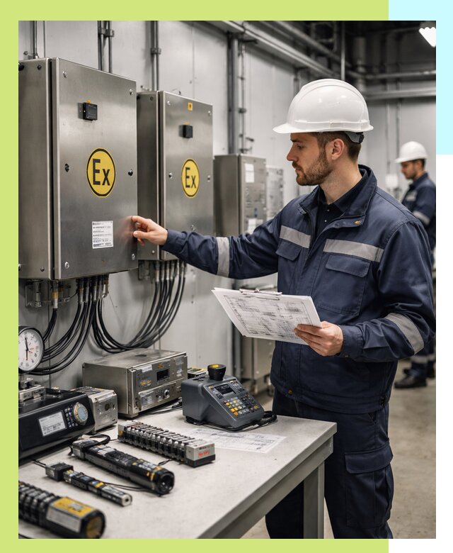 Сертификат взрывозащиты промышленного оборудования в Скопине