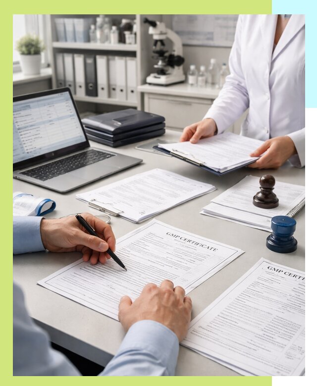 Оформление сертификата GMP в Скопине для фармпроизводства