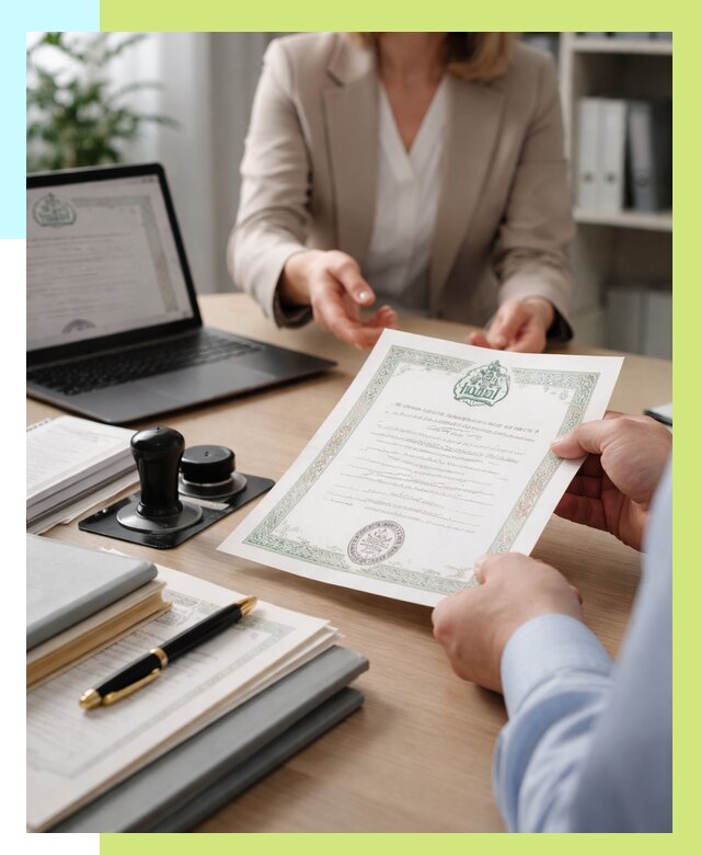 Халяль сертификат в Скопине, получить от 15632 р. | Алешин-Скп