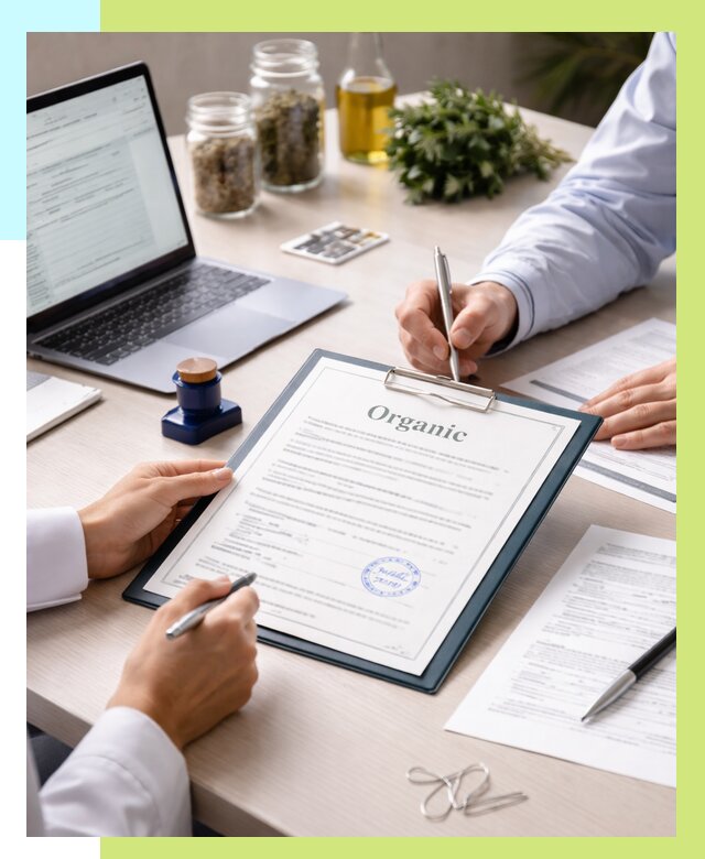 Оформление сертификат органик в Скопине от 31263 р. | Алешин-Скп