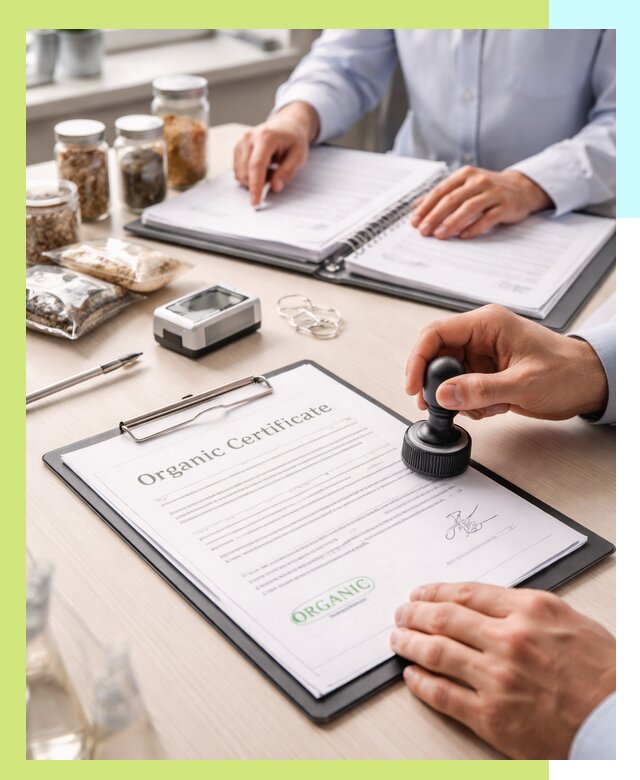 Получение органик сертификата для продукции в Скопине