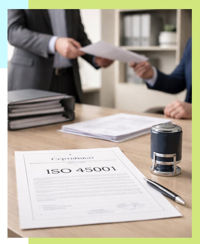 Сертификат ISO 45001 в Скопине под ключ от 46895 р. | Алешин-Скп