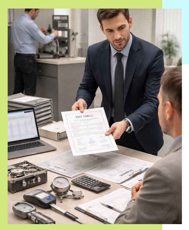 Выдача сертификата ISO 10012 по требованиям метрологии в Скопине