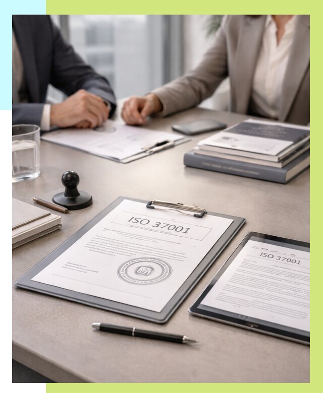 Сертификат ISO 37001 в Скопине оформить от 125052 р. Алешин-Скп
