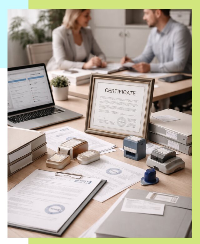 Сертификация компании в Скопине от 46895 р. | Алешин-Скп — заказ